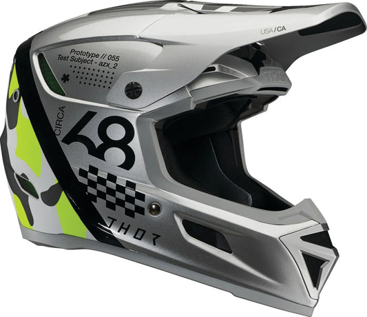 THOR Reflex Sport Riot MIPS casque de cross – Gris/Noir/Jaune mat