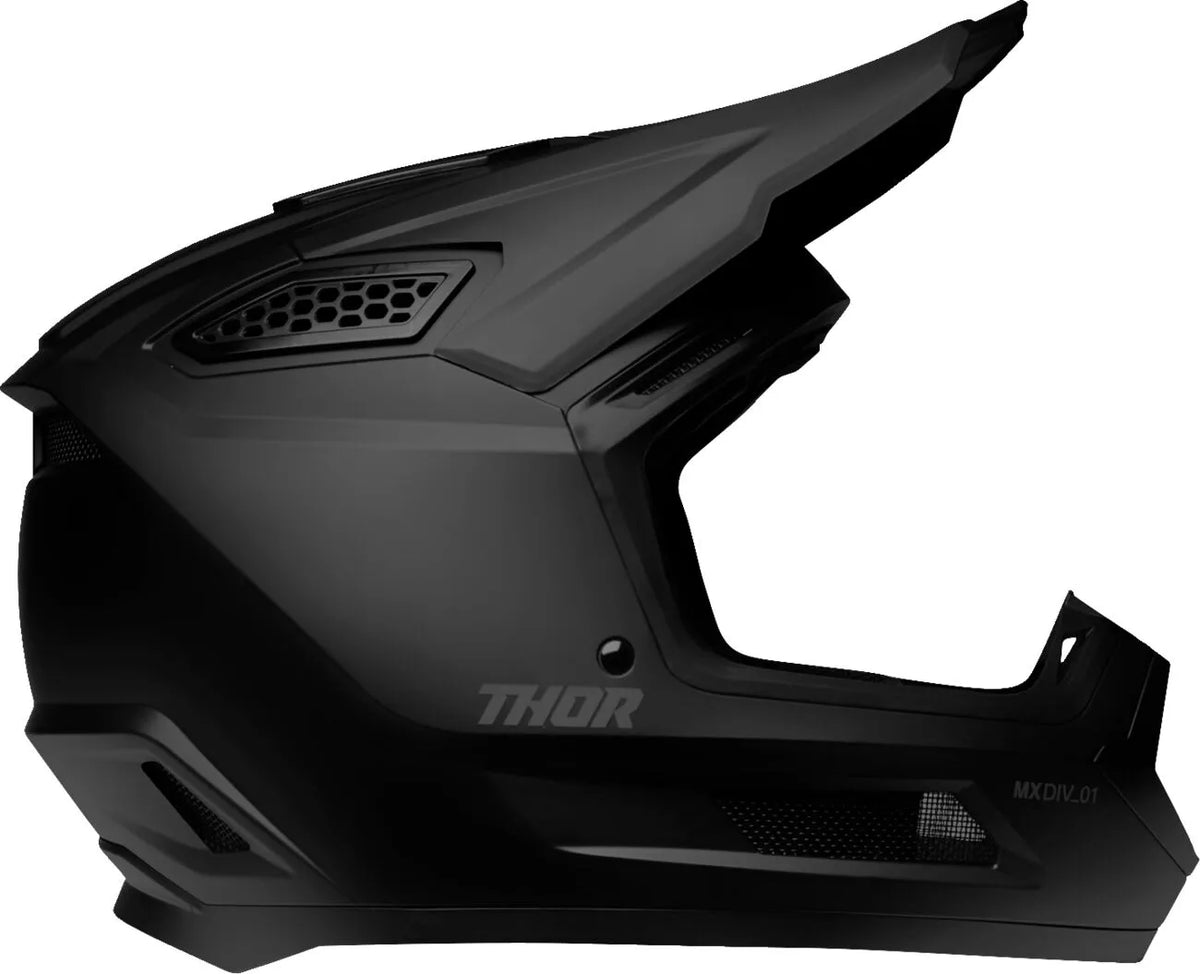 THOR Fleet Blackout casque cross – Noir mat - MxProStoreParts