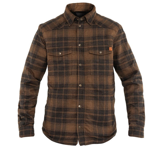 JOHN DOE Motoshirt motorjas bruin 2XL