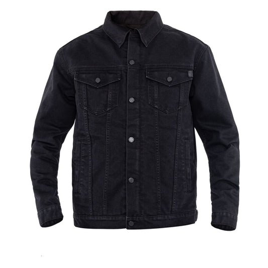JOHN DOE Maverick herenjas van XTM® Denim zwart 2XL