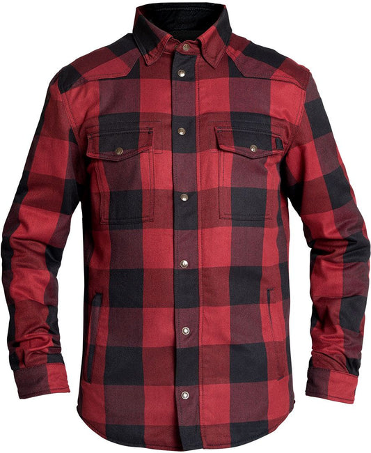 JOHN DOE Motoshirt herenjas rood, maat M