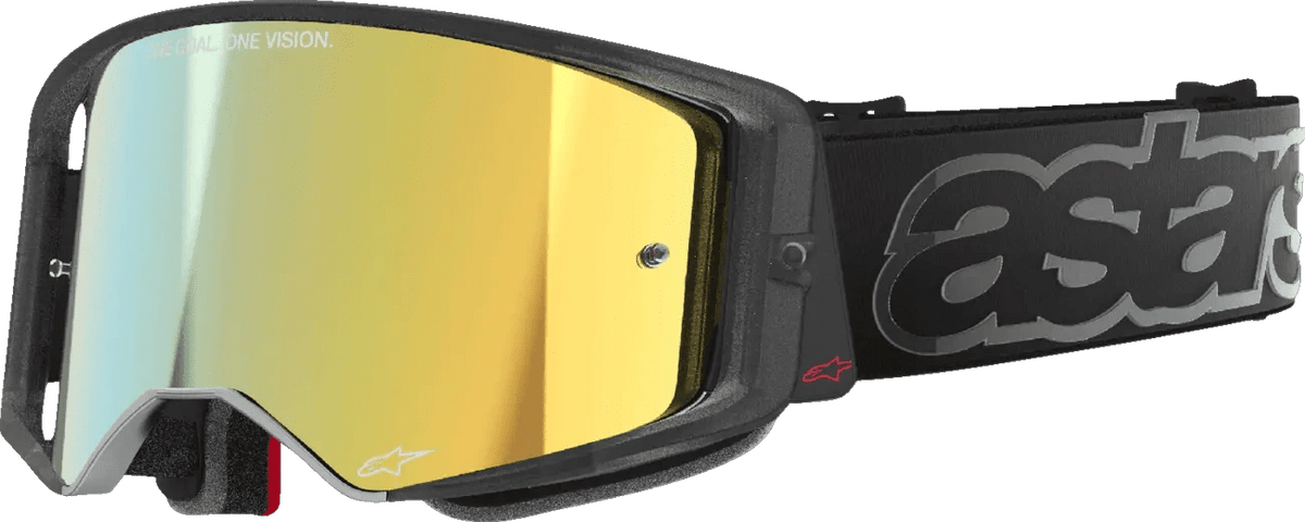 Alpinestars Supertech Vista Goggle – Black / Mirror Gold - MxProStoreParts