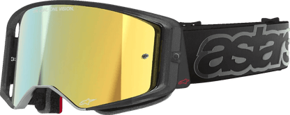 Alpinestars Supertech Vista Goggle – Black / Mirror Gold - MxProStoreParts