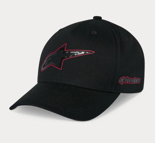 Alpinestars Carbon Fiber Snapback pet – zwart