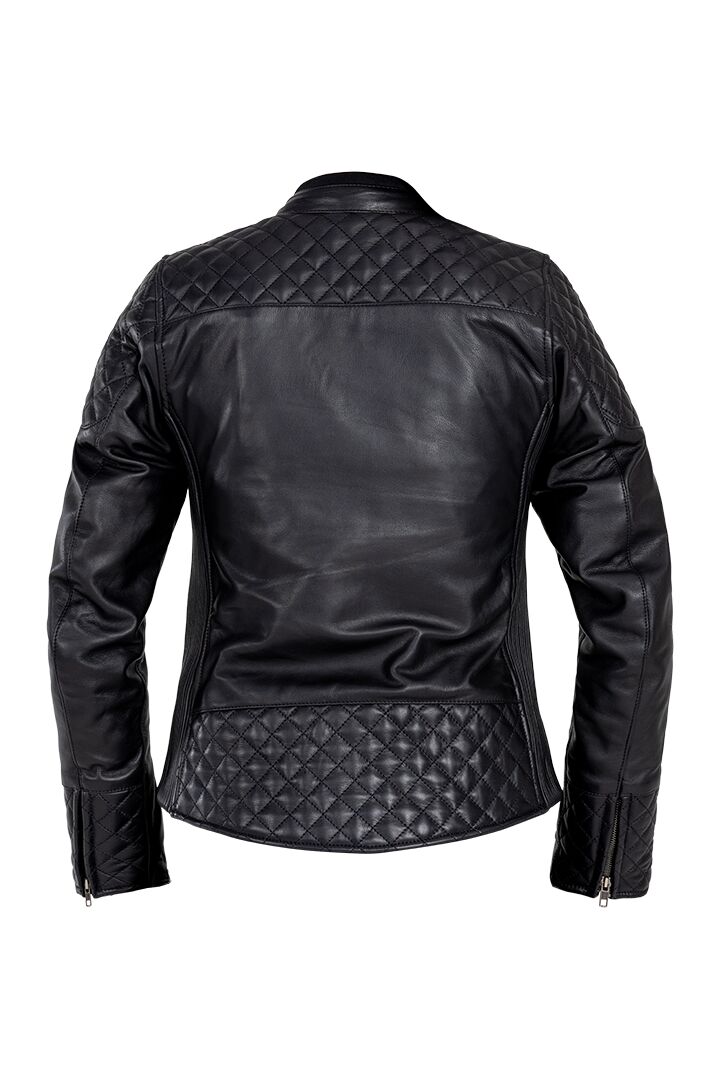 JOHN DOE leren damesjas zwart 2XL - MxProStoreParts
