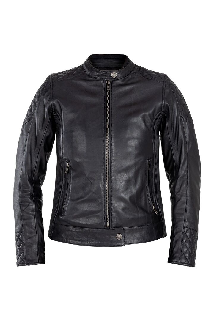 JOHN DOE Adina leren damesjas zwart XS