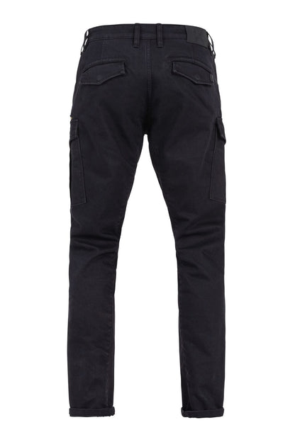 JOHN DOE Defender Mono cargomotorbroek zwart 38/34