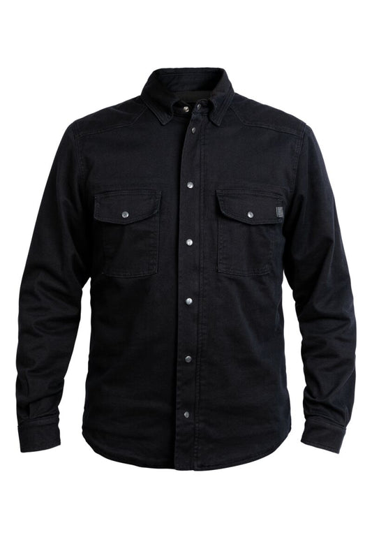 JOHN DOE Motoshirt herenjas zwart 3XL