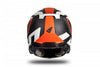 UFO Casque de Motocross Echus Blanc Noir Orange - MxProStoreParts