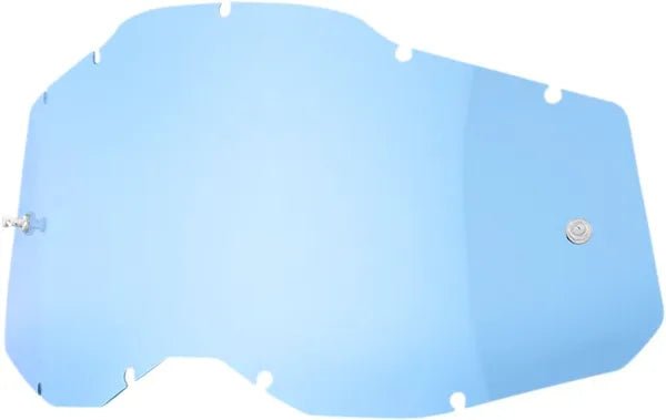 100% vervangingslens Accuri 2 / Racecraft 2 / Strata 2 – blauw - MxProStoreParts