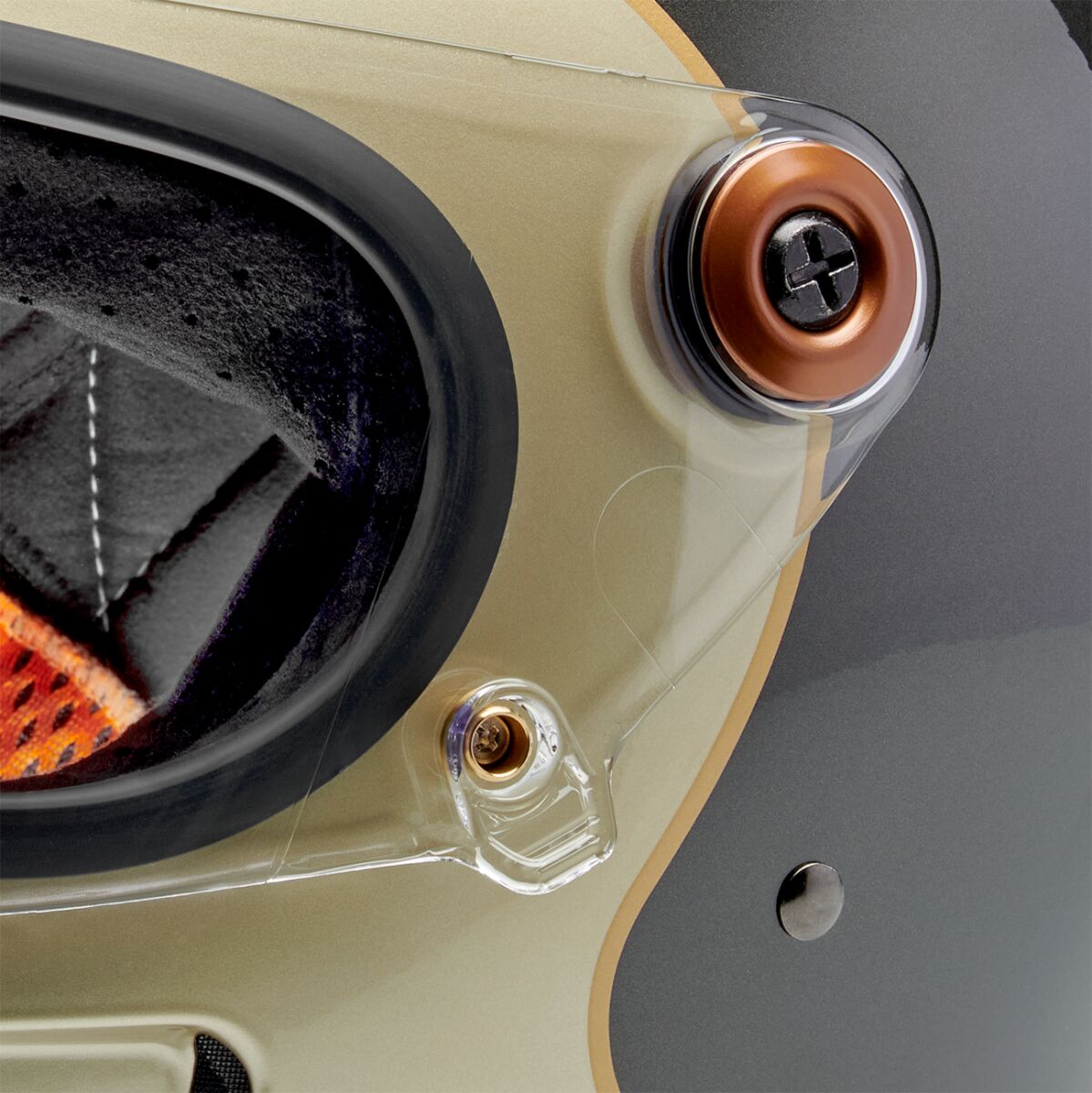 BILTWELL Gringo SV integraalhelm Champagne/Charcoal — maat L - MxProStoreParts