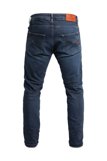 JOHN DOE Pioneer Mono herenmotorbroek indigo – maat 38/34