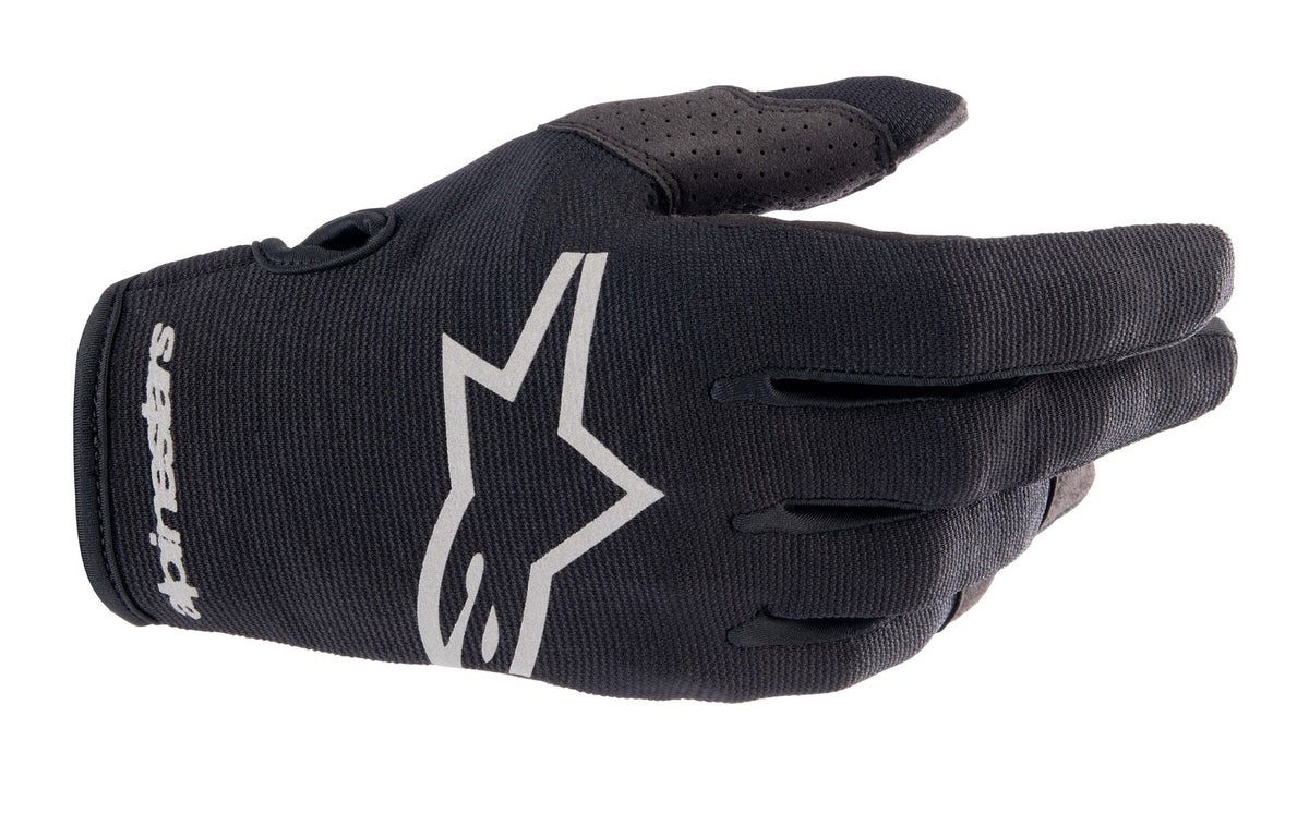 Alpinestars Gants cross Radar – Noir/Argent – S - MxProStoreParts