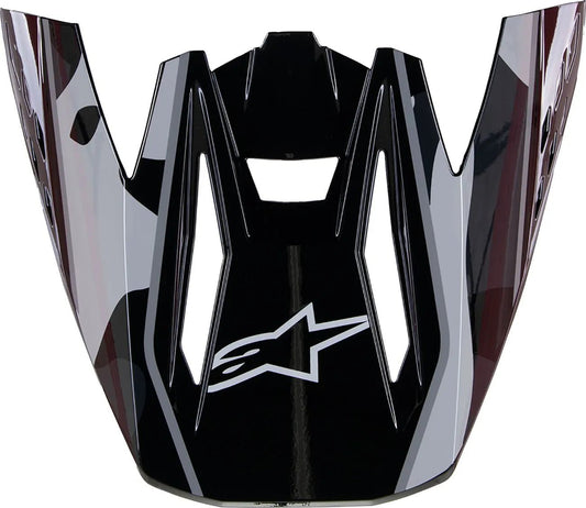Alpinestars S-M5 Rover 2 visor de casco – Gris oscuro amarillo fluorescente brillante