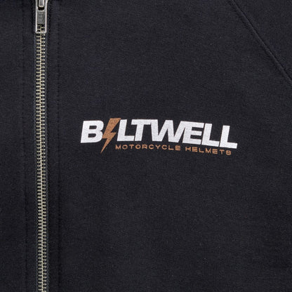 BILTWELL Bolts Zip capuchonvest zwart, maat M - MxProStoreParts