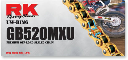 Cadena de eslabones UW RK 520 MXU oro GB520MXU-118-CL - MxProStoreParts