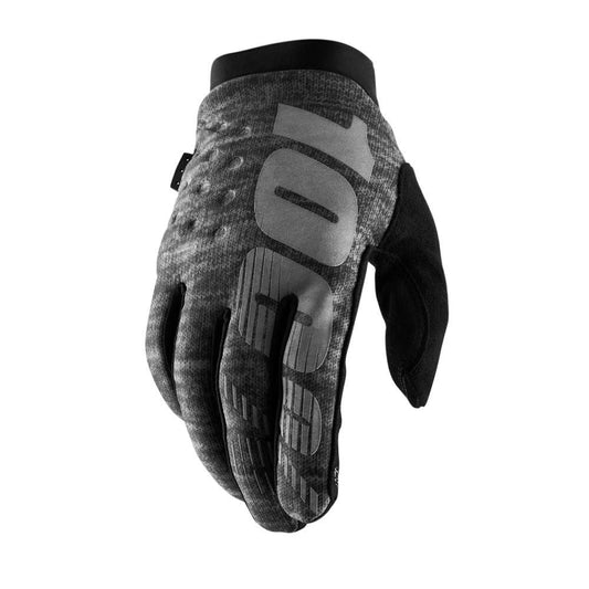 100% Taille M gants pour temps froid Brisker Heather Gris