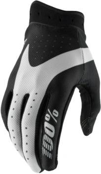 100% Gloves Itrack Black / White Size M (2026 Collection)