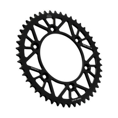 JT Piñón trasero 51 dientes aluminio Negro para KTM SX/SX-F/EXC/EXC-F 90- & Husqvarna TC/FC/FE/TE 125/150/250/350/450/501 14- - MxProStoreParts