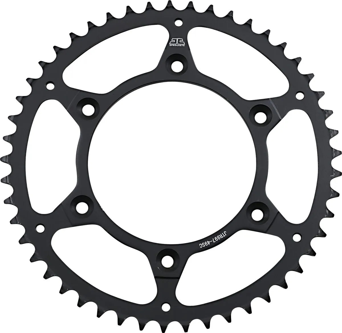 Piñón trasero de acero JT con ranuras para barro JTR897.49SC - MxProStoreParts