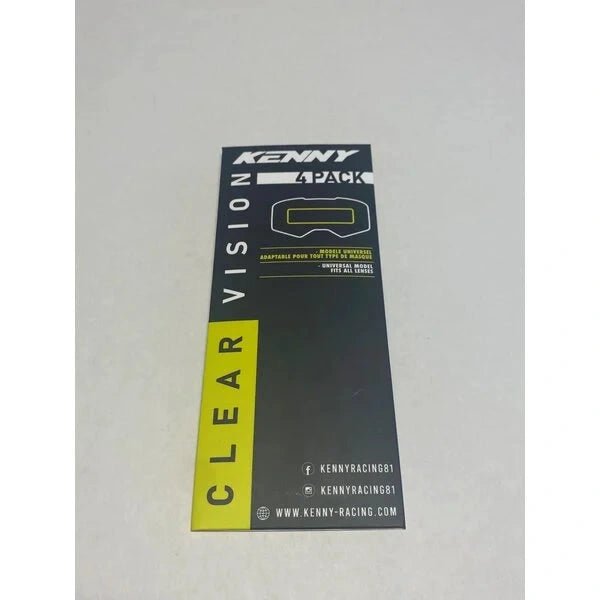 Kenny Clear Vision Universel (Paquet de 4) 60 mm - MxProStoreParts