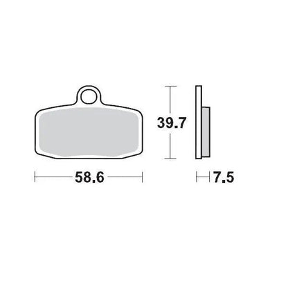 Moto-Master Sinter Pro Racing plaquettes de frein 97411 – pour - MxProStoreParts