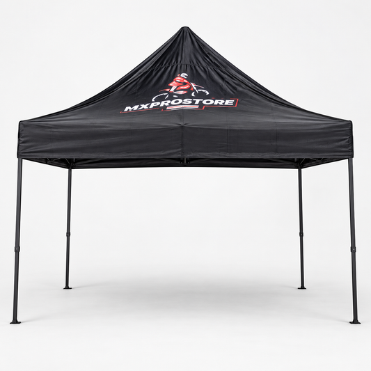 Carpa MXProStoreParts 300 × 300 – sin paredes laterales