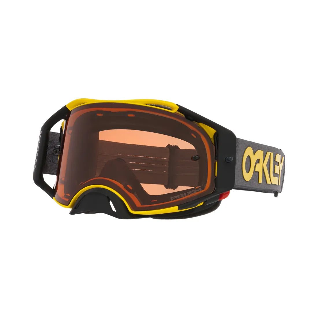 Oakley Airbrake MX Yellow / Prizm Bronze crossbril - MxProStoreParts