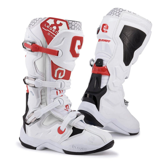 Eleveit X Legend Evo Bottes de Cross Blanc