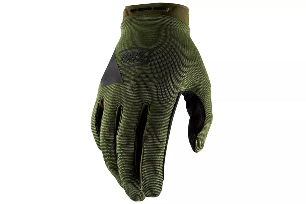 Guantes de moto 100% por ciento Ridecamp verde XL - 10011-00003 - MxProStoreParts