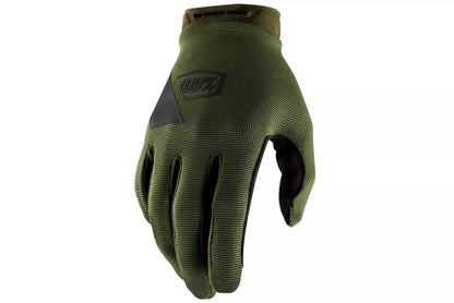 Guantes de moto 100% por ciento Ridecamp verde XL - 10011-00003 - MxProStoreParts
