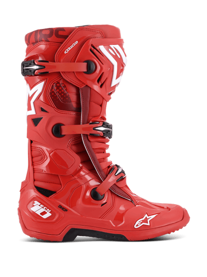 Alpinestars Tech 10 Bottes de cross – Rouge - MxProStoreParts