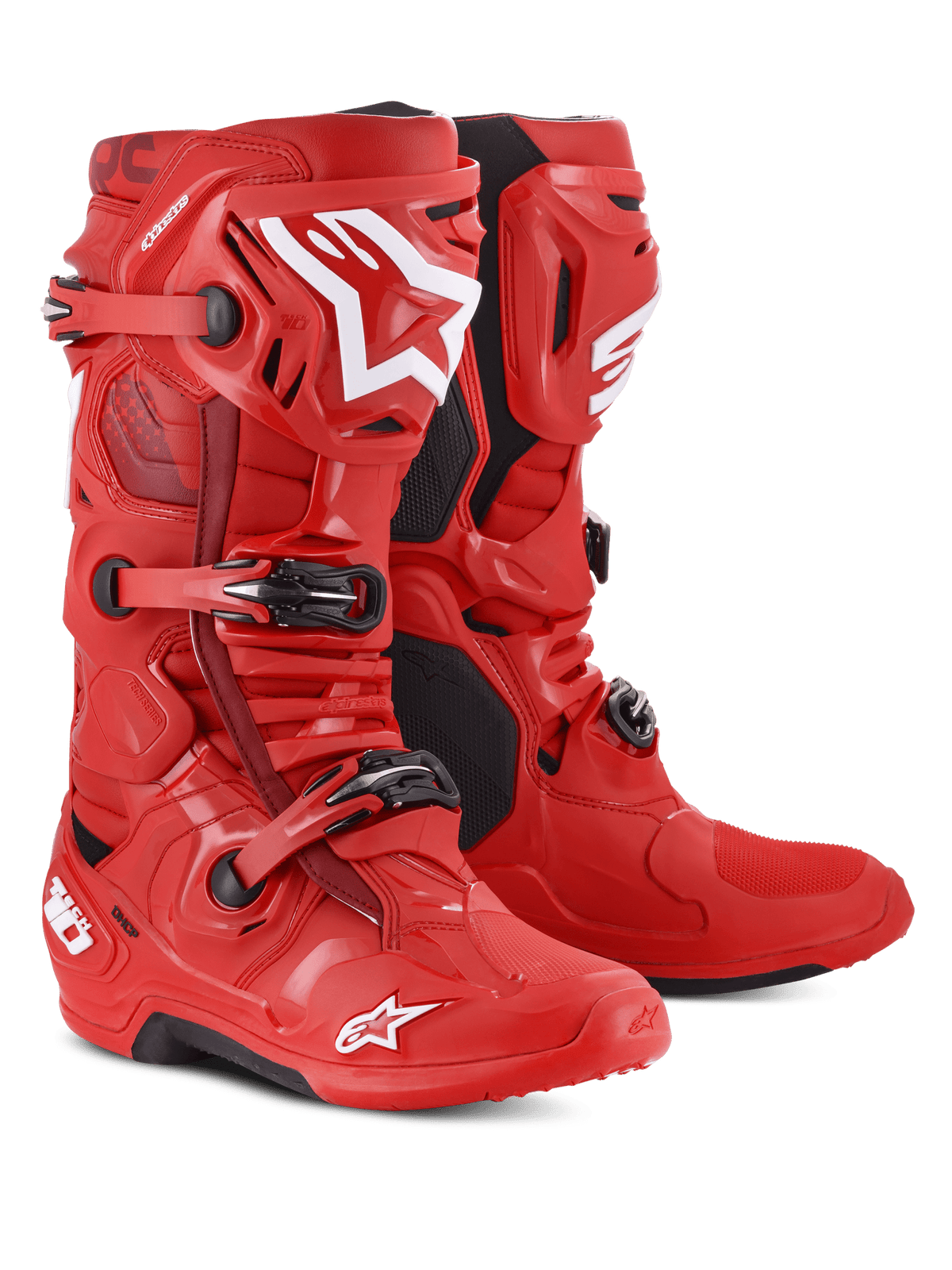 Alpinestars Tech 10 Bottes de cross – Rouge - MxProStoreParts
