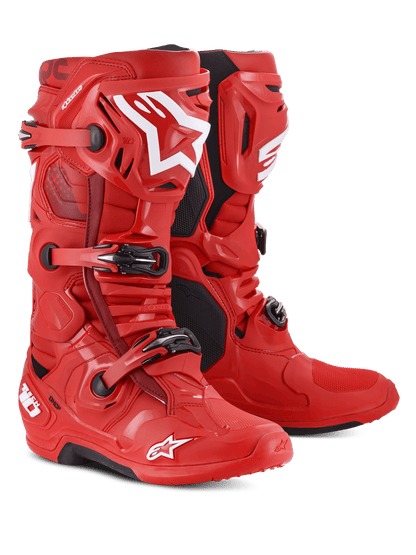 Alpinestars Tech 10 Bottes de cross – Rouge - MxProStoreParts