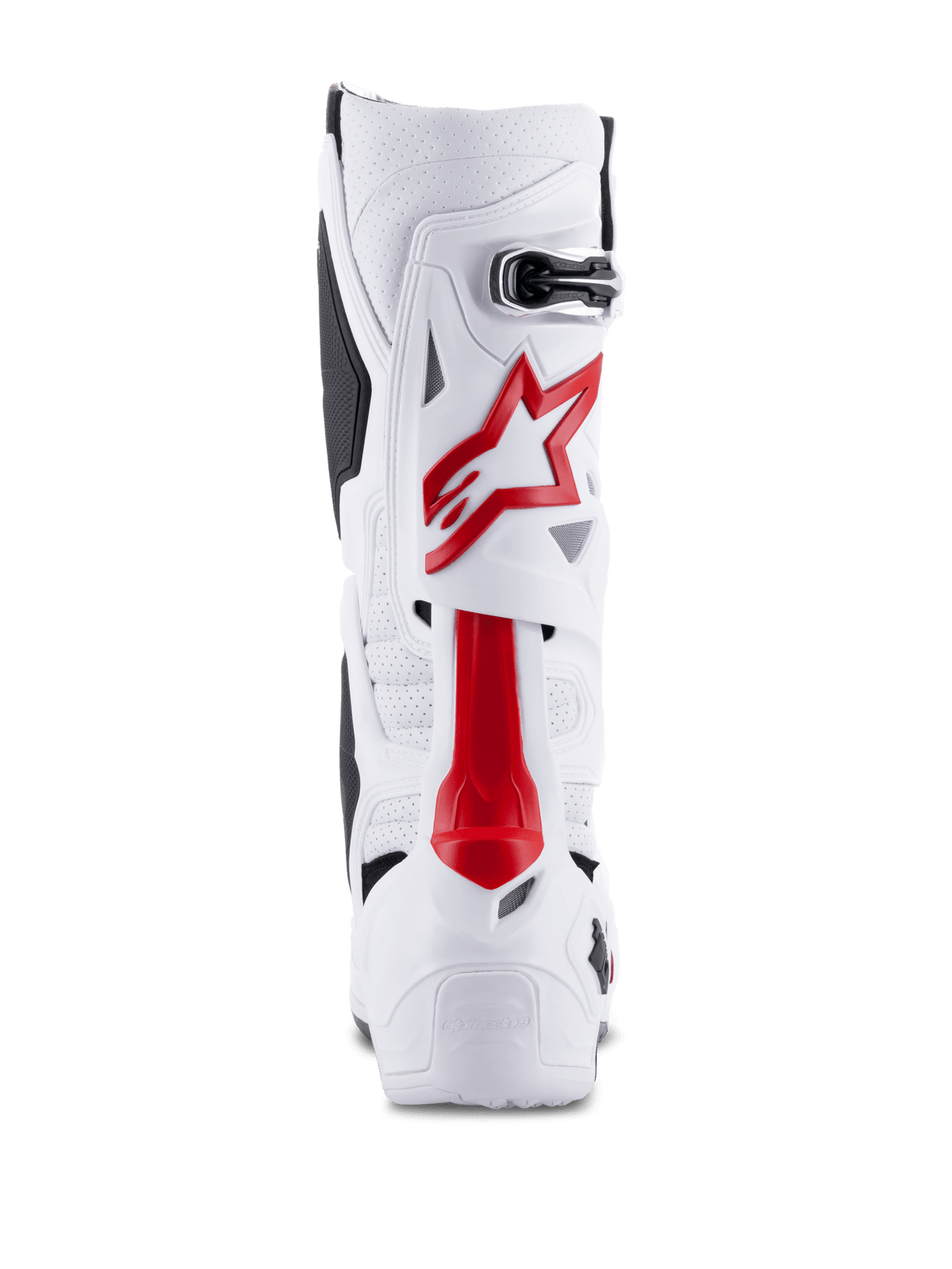 Alpinestars Tech 10 Supervented – Bottes de cross – Blanc / Rouge vif - MxProStoreParts