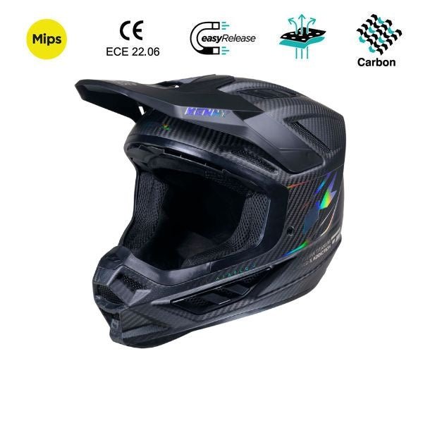 Double D Designs Alfombrilla de Casco de Titanio y Carbono Holográfica - MxProStoreParts