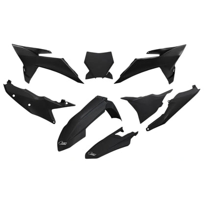 UFO Kit de plastique pour Ktm SX 125 2025 - Noir - MxProStoreParts