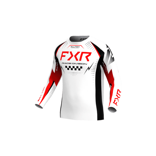 FXR Clutch Pro MX Maillot 26 Blanc/Rouge/Noir