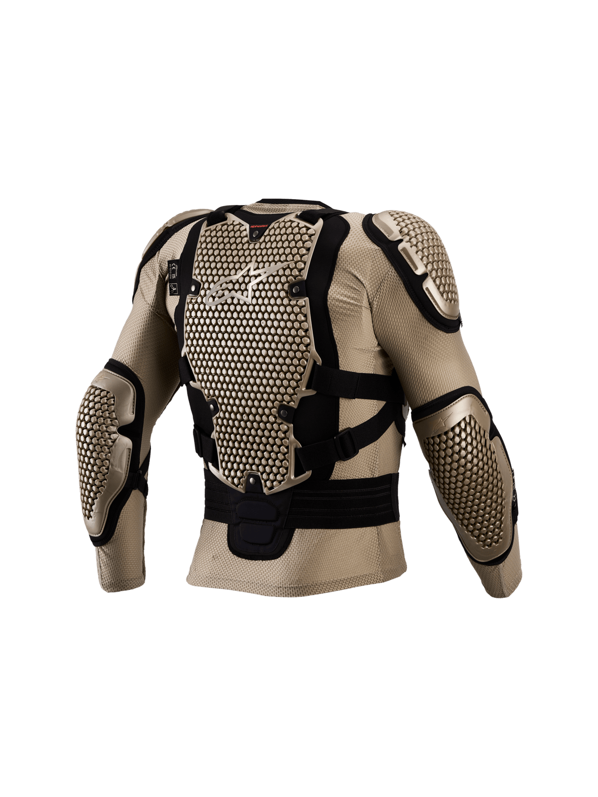 Chaqueta Protectora Alpinestars Bionic Action V3 – Aluminio, Negro, Rojo Fluo - MxProStoreParts