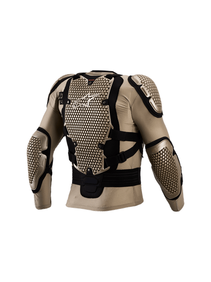 Chaqueta Protectora Alpinestars Bionic Action V3 – Aluminio, Negro, Rojo Fluo - MxProStoreParts
