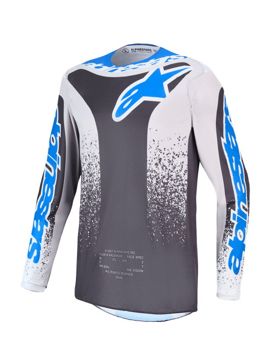 Alpinestars Fluid Drag Jersey 2027 – Graystone Lilas Clair Bleu UCLA