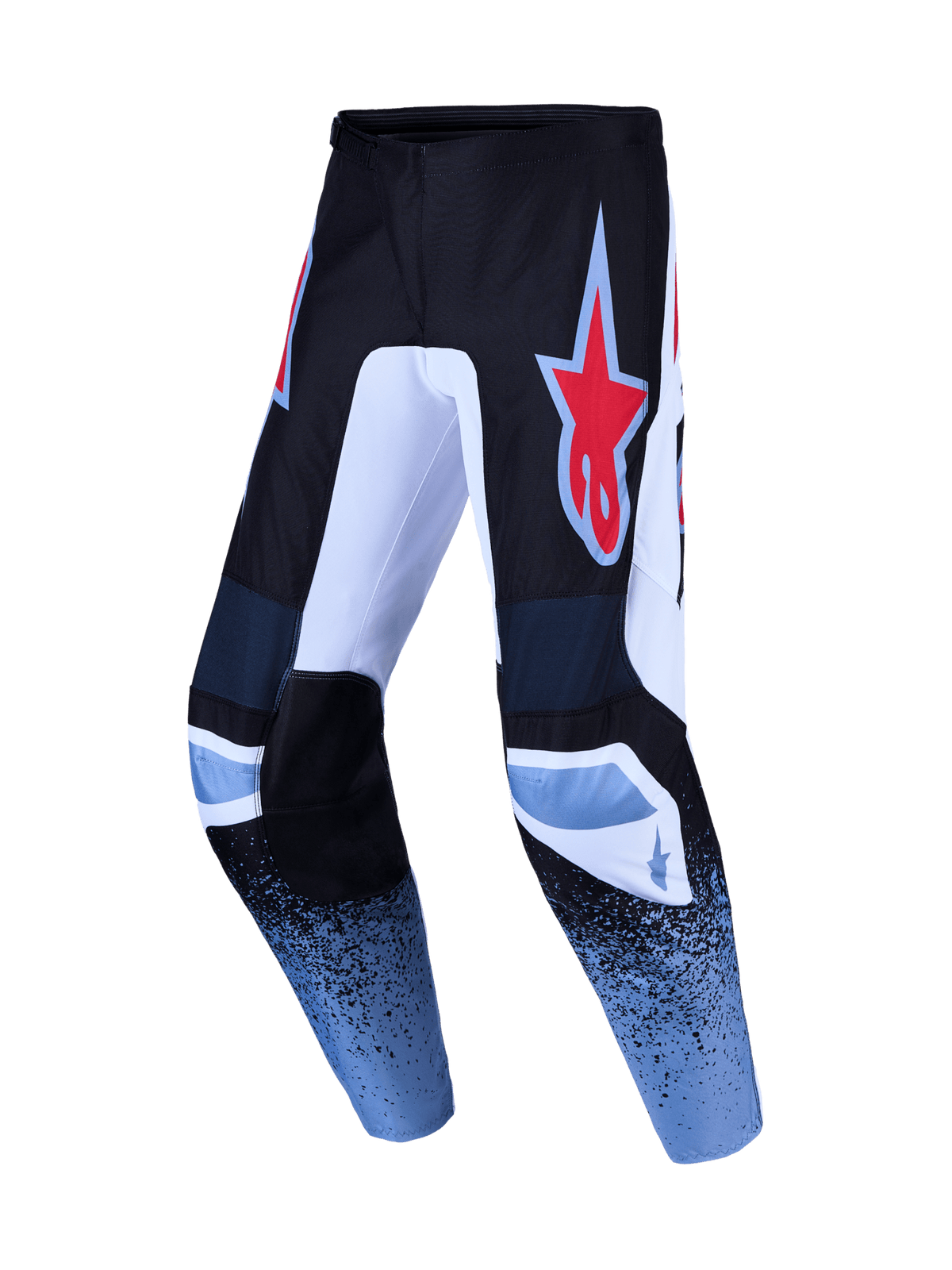 Alpinestars Fluid Drag Pantalón 2027 – Negro, Blanco, Azul Claro, Rojo Fluo - MxProStoreParts