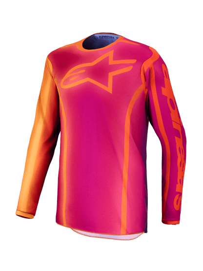 Maillot Alpinestars Fluid Kepler 2027 – Violet Foncé Orange - MxProStoreParts