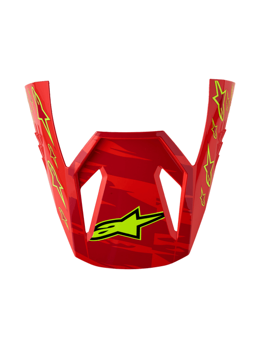 Alpinestars S-M3 Falcon Vizier ECE06 – Fluorescent Red White Blue Fluorescent Yellow Gloss