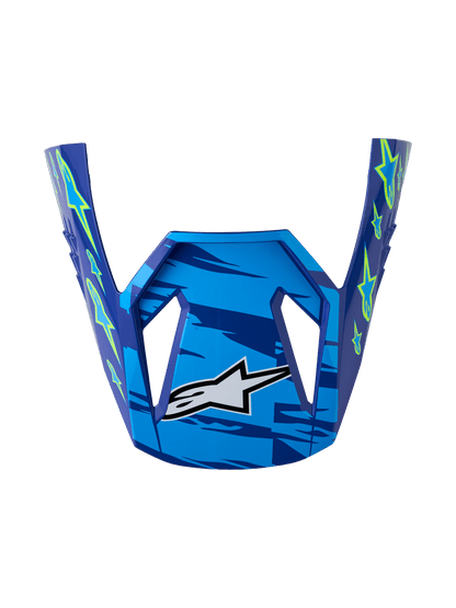 Alpinestars SM3 Falcon Vizier ECE06 – Azul Blanco Negro Rosa Fluorescente Amarillo Fluorescente Brillo - MxProStoreParts