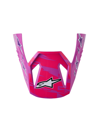 Alpinestars Juvenil SM3 Falcon Vizier – Morado Blanco Negro Rosa Fluorescente y Brillo - MxProStoreParts