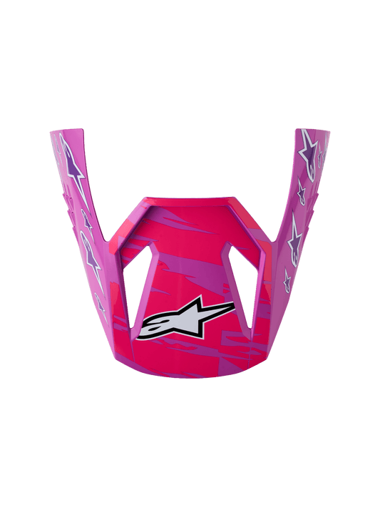 Alpinestars Youth SM3 Falcon Vizier – Purple White Black Fluorescent Pink Glossy