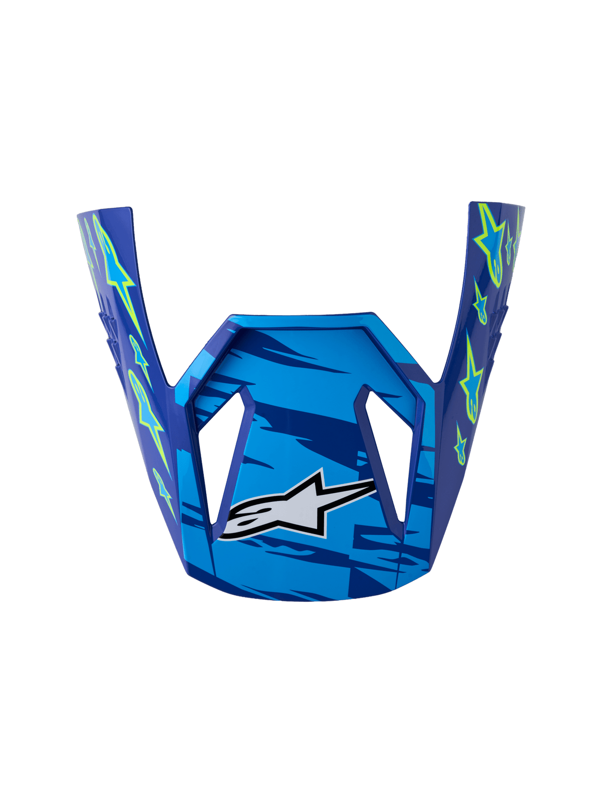 Alpinestars Youth SM3 Falcon Vizier – Azul, Blanco, Negro, Rosa Fluor, Amarillo Fluor Brillante - MxProStoreParts