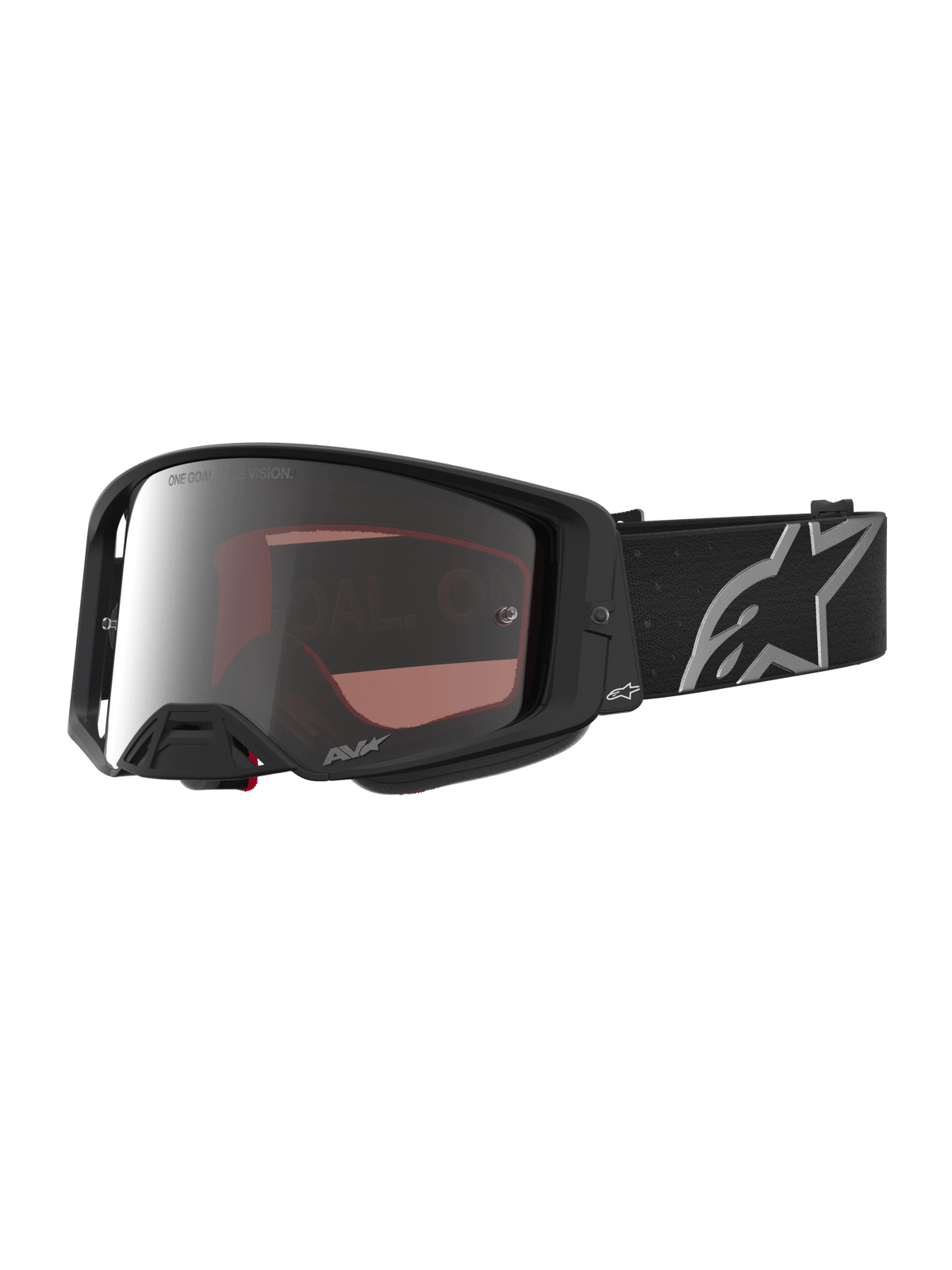 Alpinestars Supertech Vesta Gafas de cross – Negro mate espejo plateado - MxProStoreParts