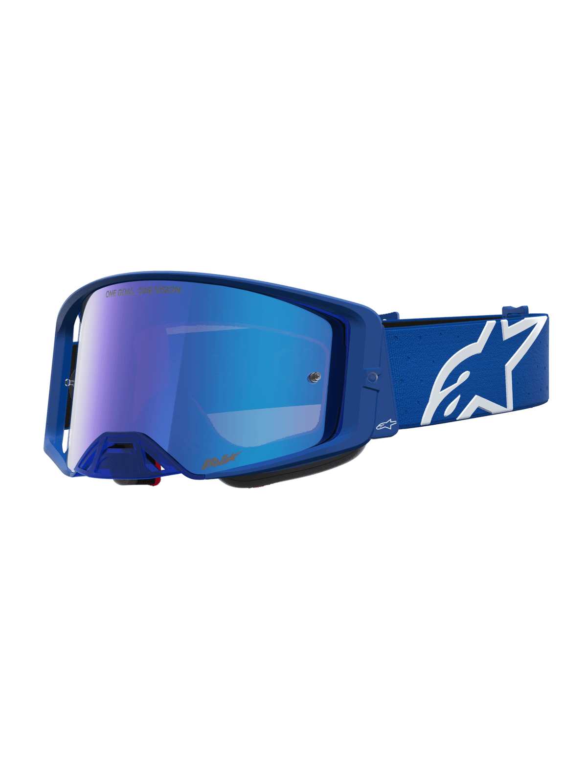 Alpinestars Supertech Vesta Gafas de Cross – Azul Claro Blanco Espejo Azul - MxProStoreParts